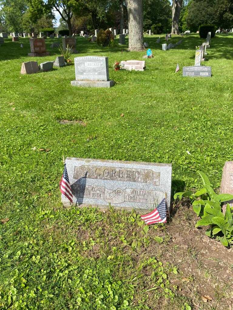 William L. Corbet's grave. Photo 2