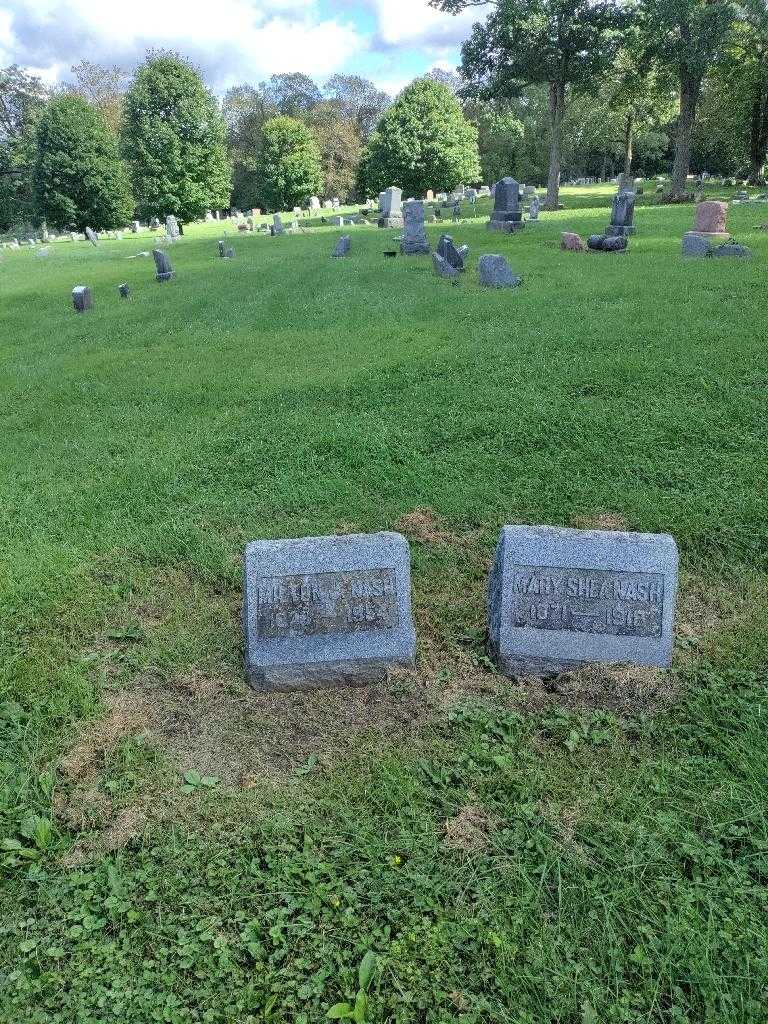 Milton J. Nash's grave. Photo 1