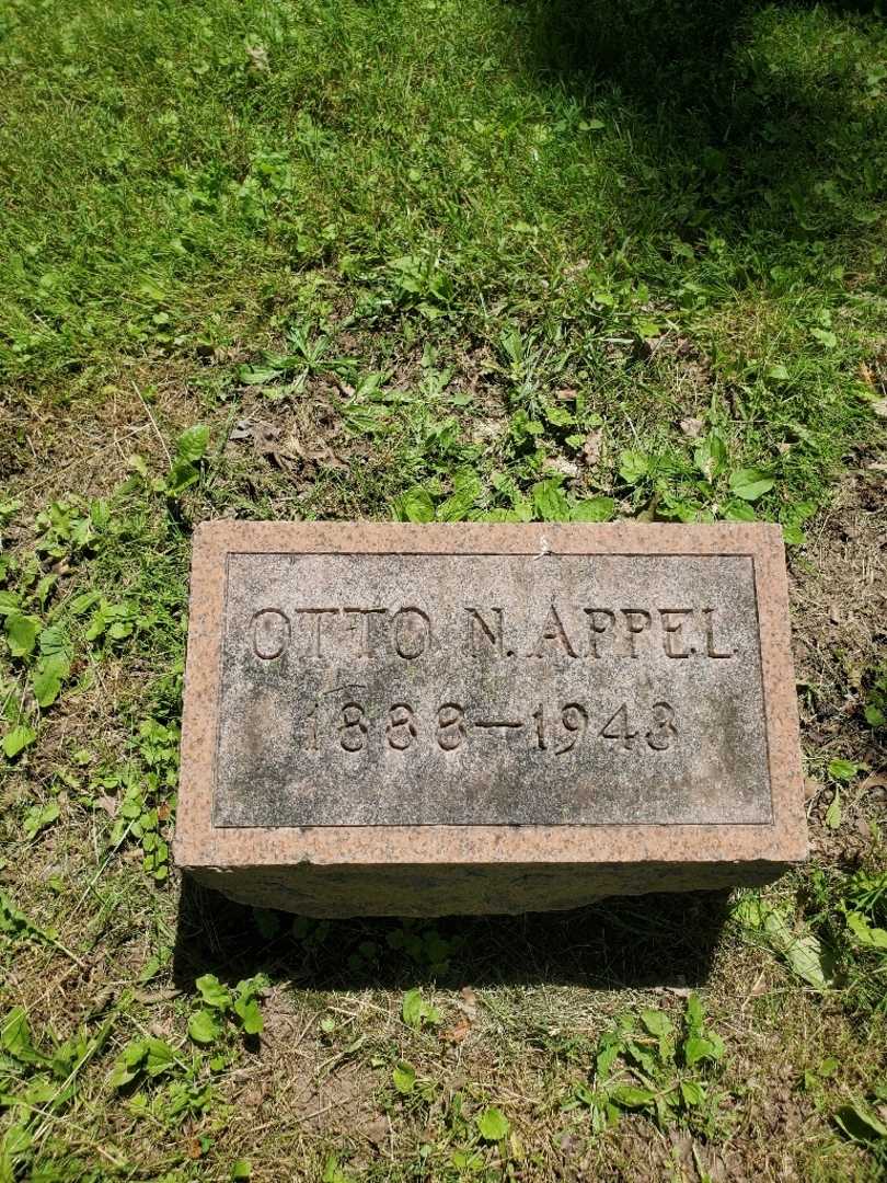 Otto N. Appel's grave. Photo 3