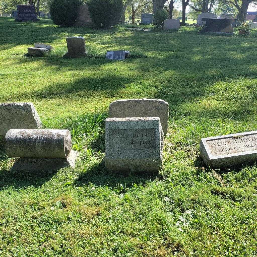 Frank Giddings's grave. Photo 1