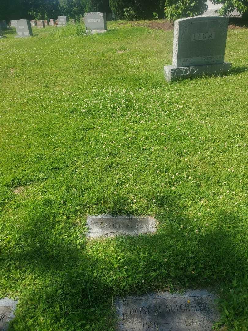 Carlin Blum Eckel's grave. Photo 1