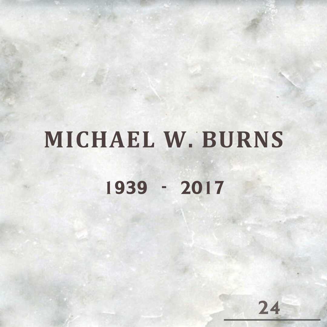Michael W. Burns's grave