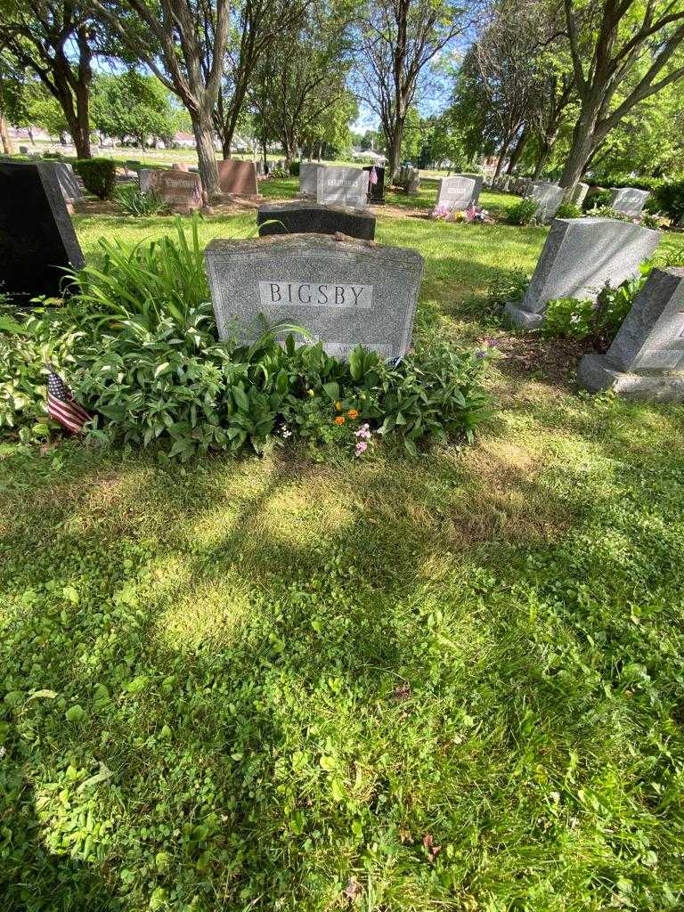 Arthur J. Bigsby's grave. Photo 1