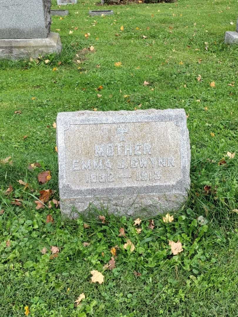 Emma J. Gwynn's grave. Photo 2