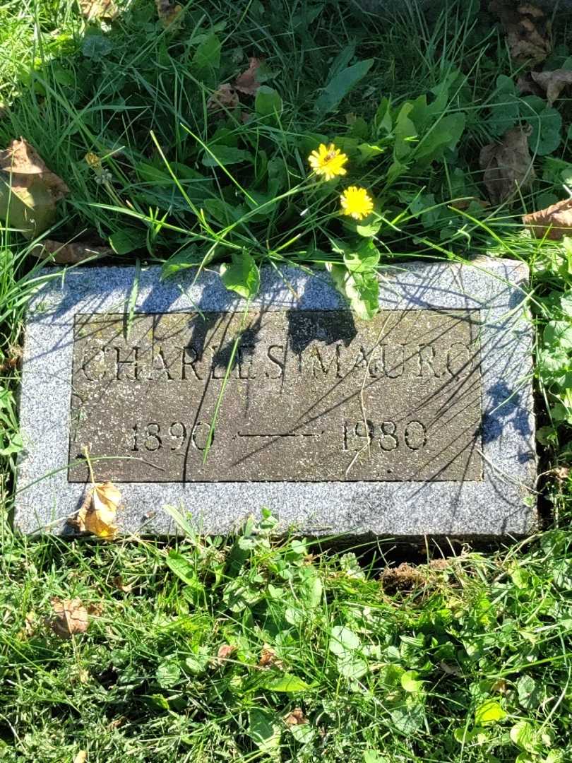 Charles Mauro's grave. Photo 4