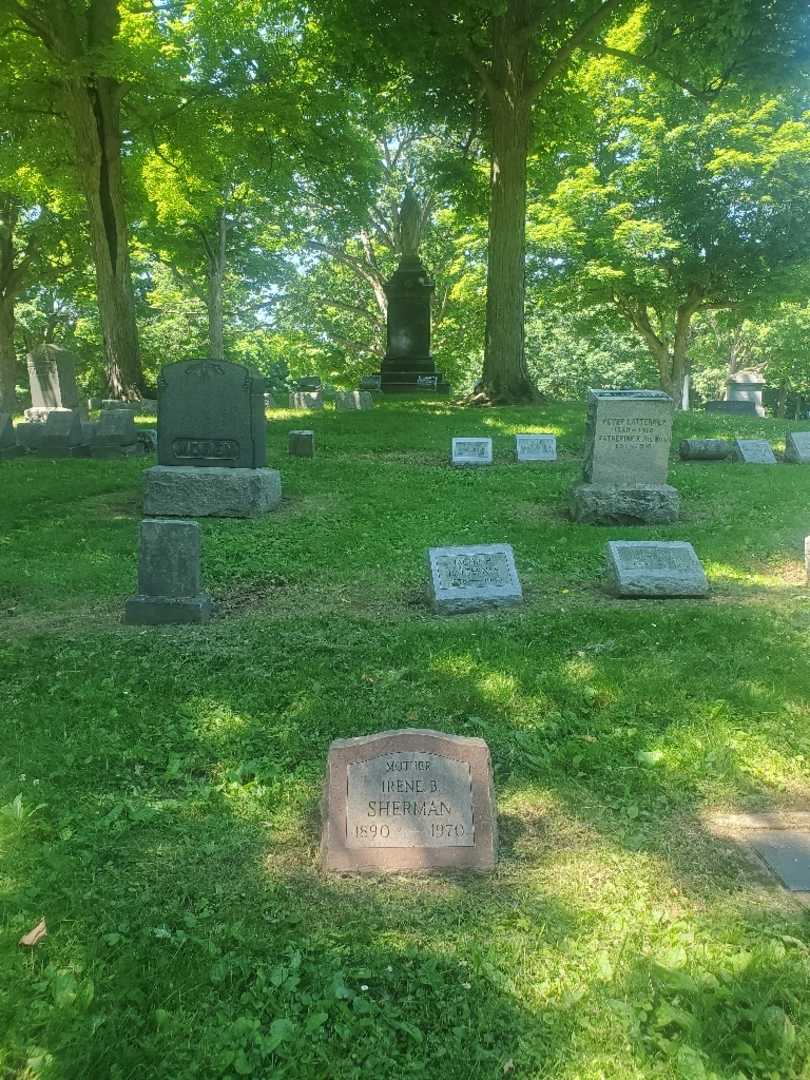 Irene B. Sherman's grave. Photo 2