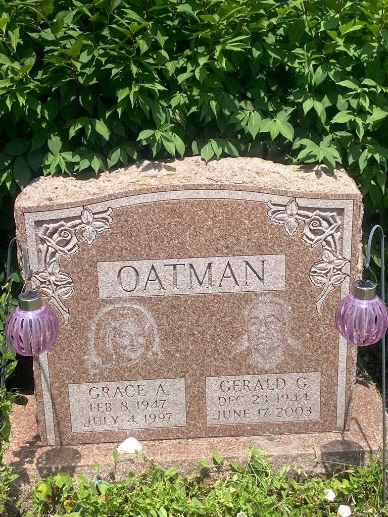 Gerald G. Oatman's grave. Photo 3