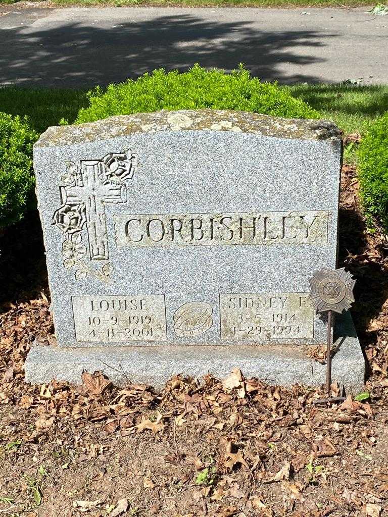 Sidney F. Corbishley's grave. Photo 3