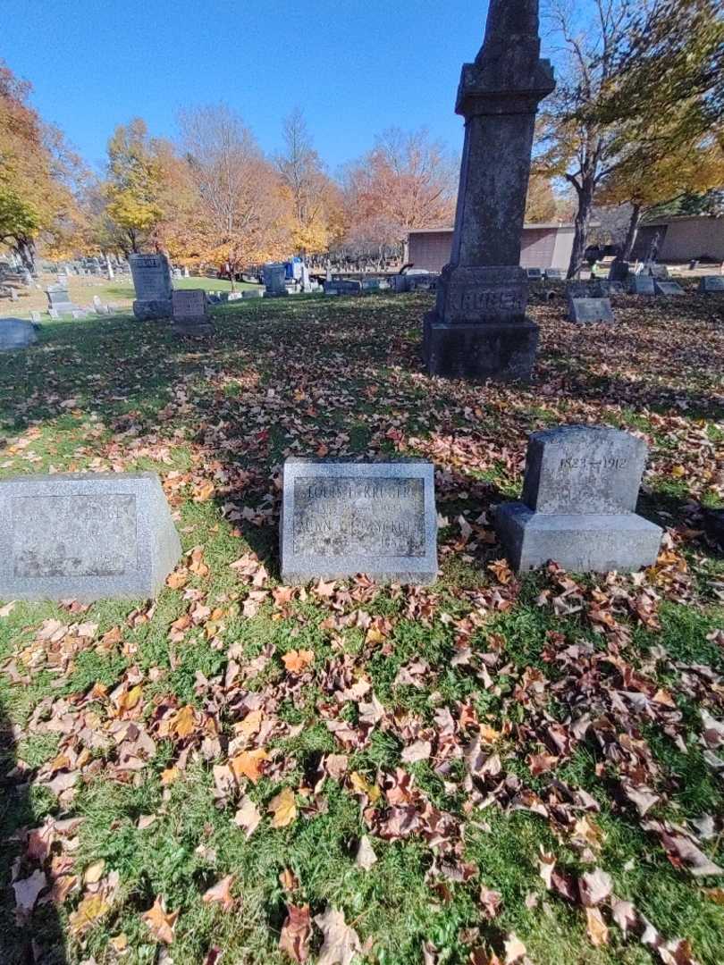 Louis H. Kruger's grave. Photo 2