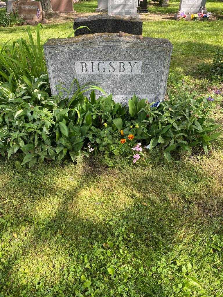 Arthur J. Bigsby's grave. Photo 2