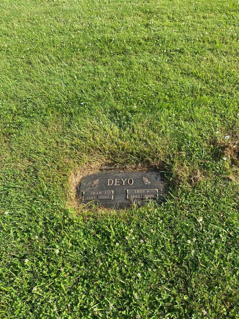 Fran J. Deyo's grave. Photo 2