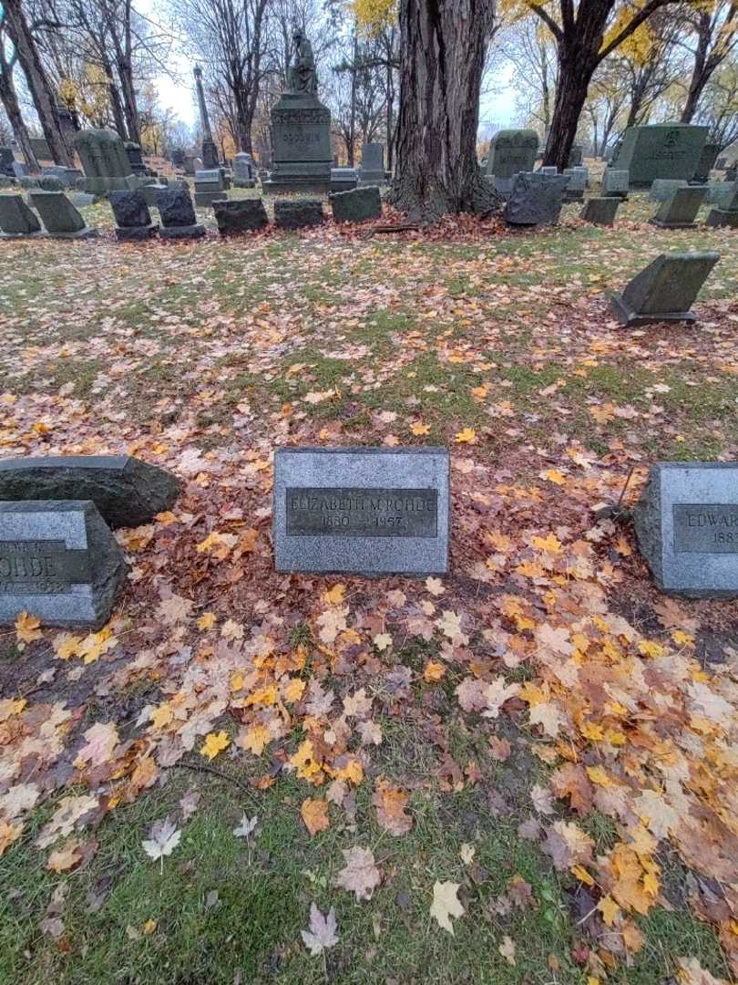 Elizabeth M. Rohde's grave. Photo 2