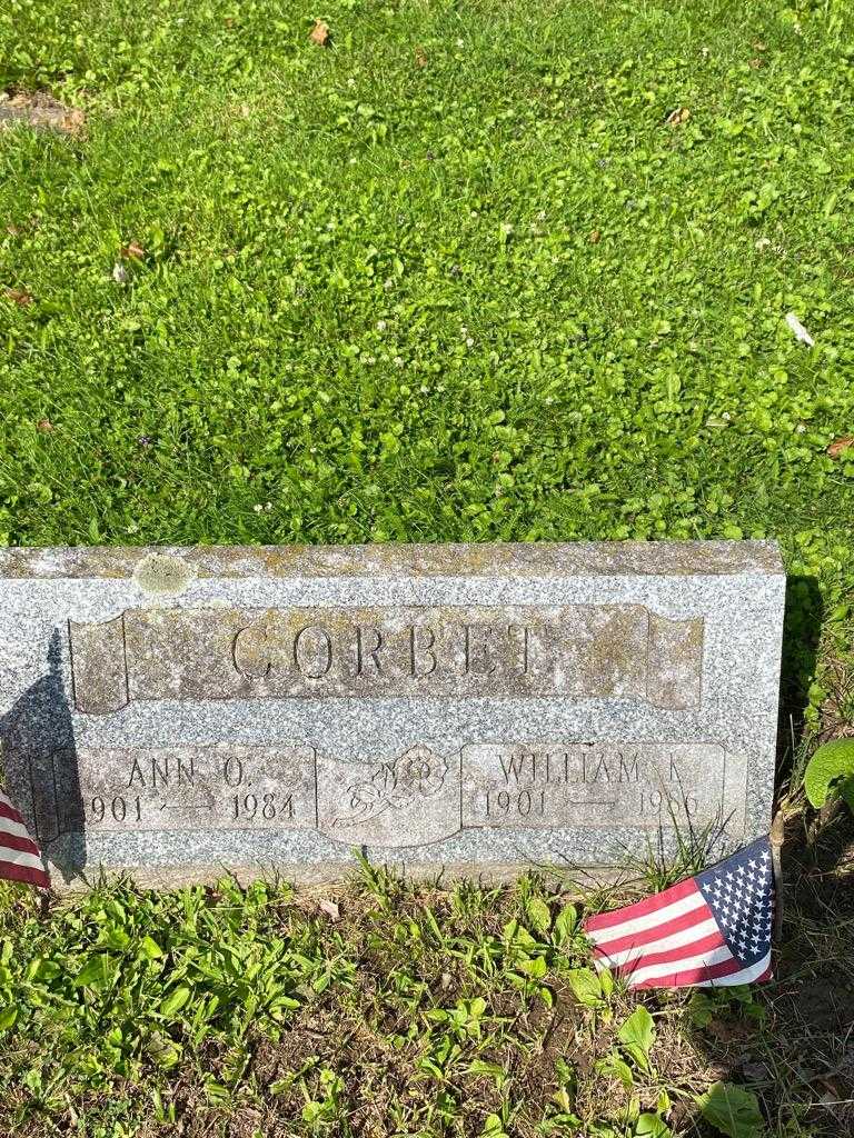 William L. Corbet's grave. Photo 3