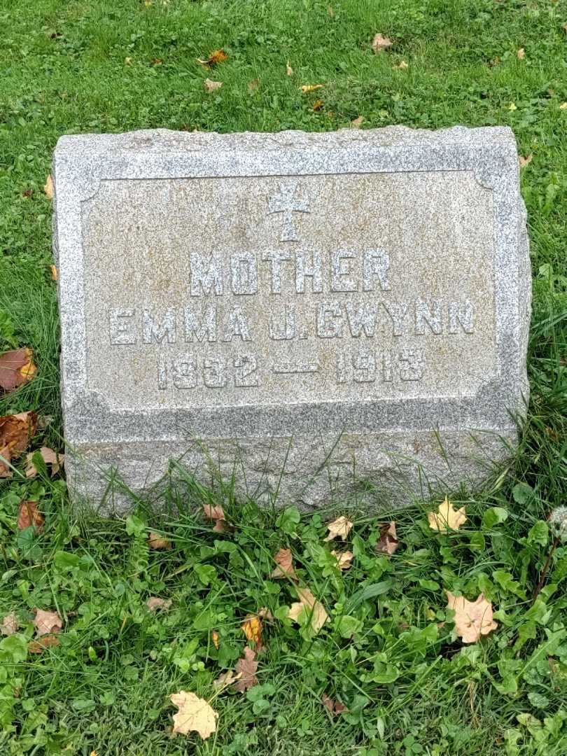 Emma J. Gwynn's grave. Photo 3