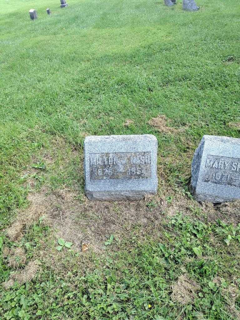 Milton J. Nash's grave. Photo 2