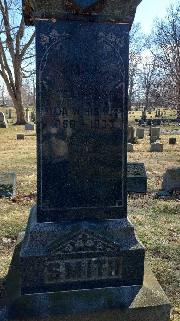 Emma Ida W. Smith's grave. Photo 3