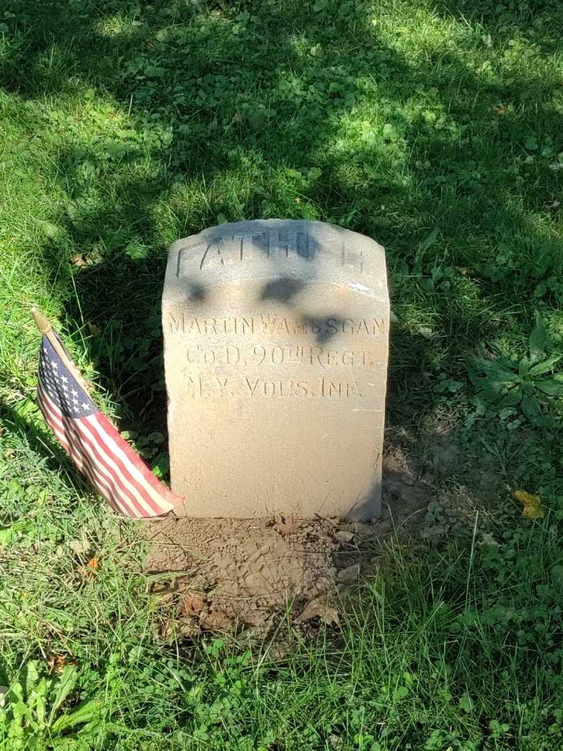 Martin Wambsgan's grave. Photo 4