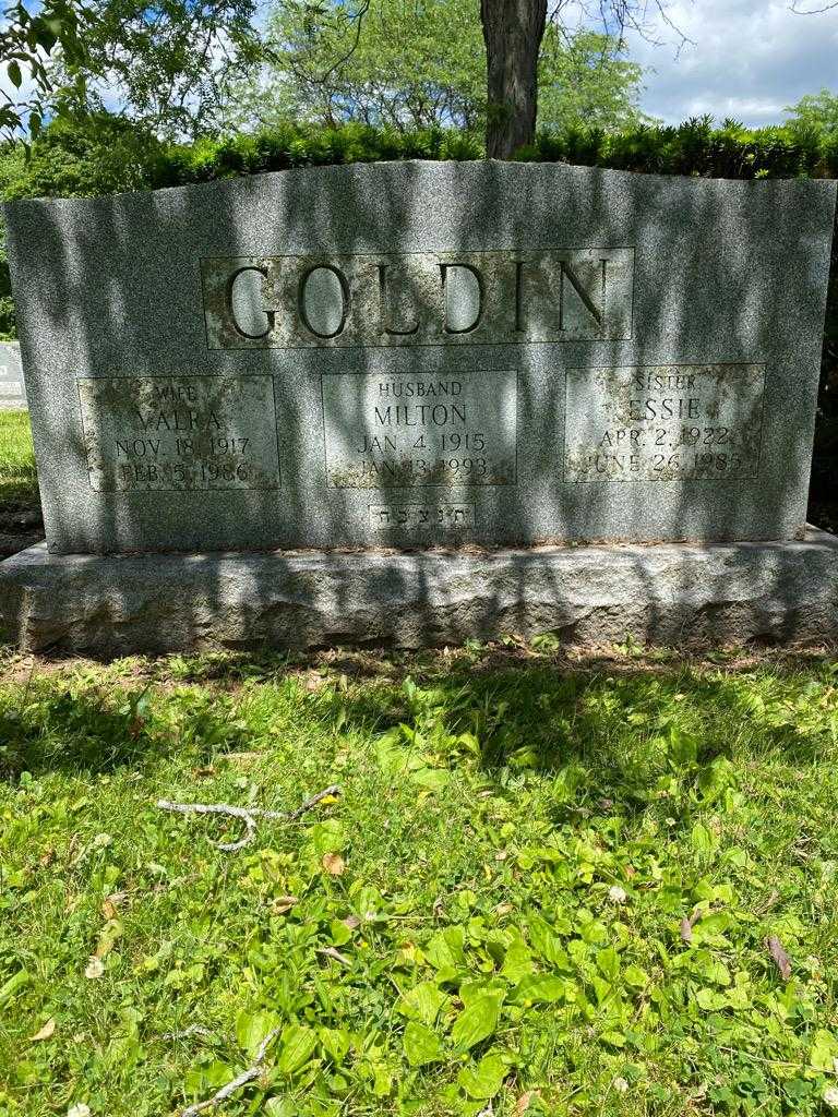 Milton Goldin's grave. Photo 2