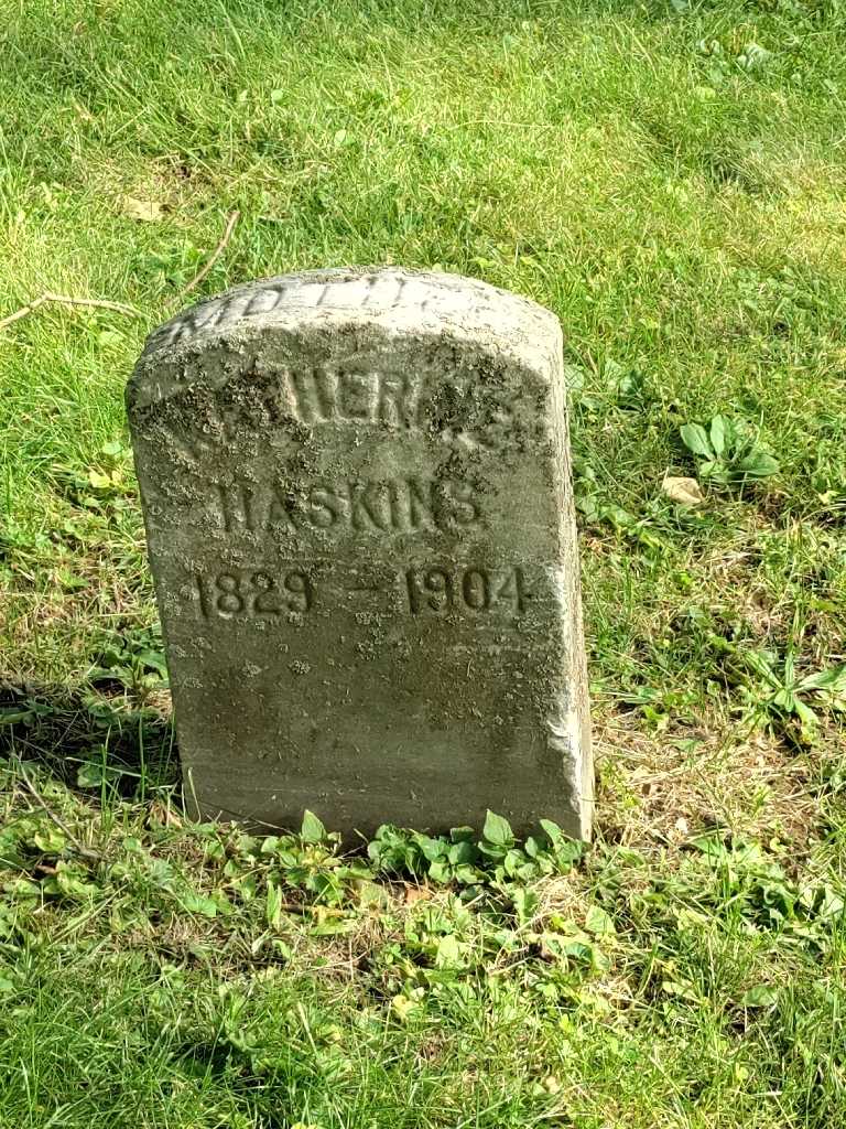 Katherine Haskins's grave. Photo 3