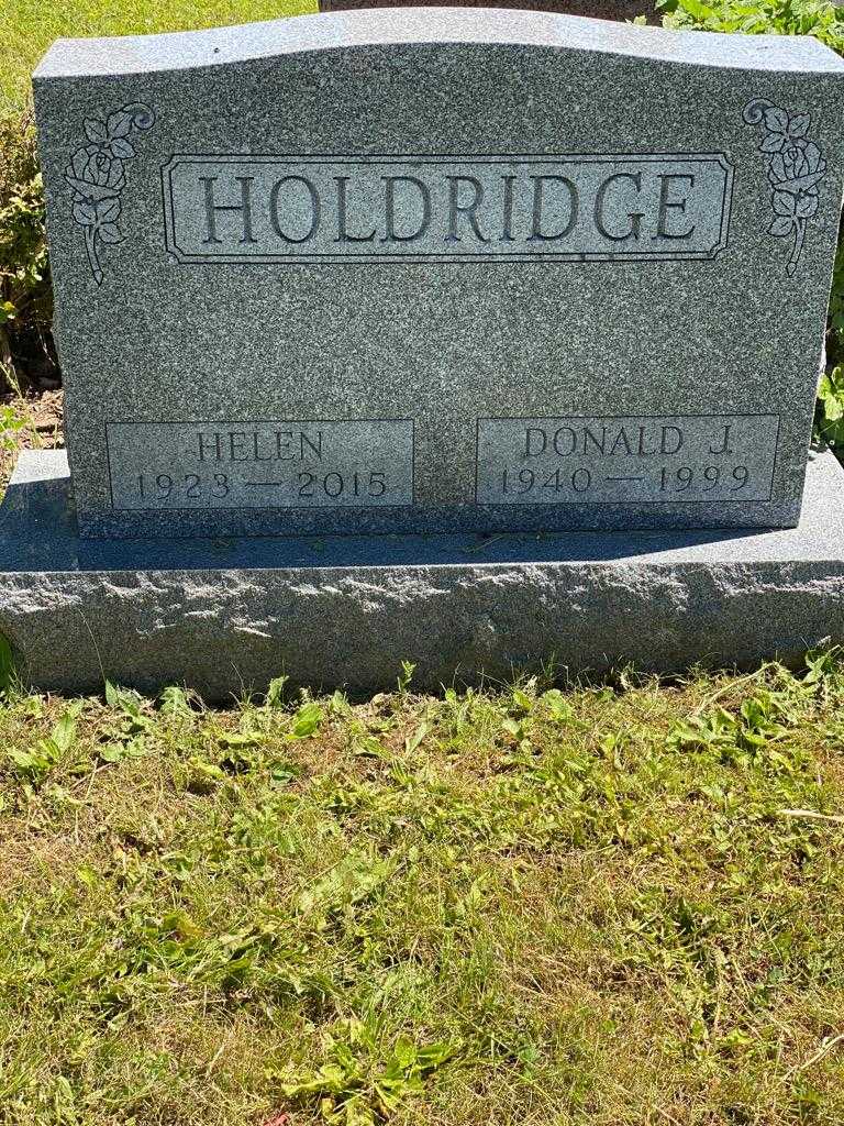 Donald J. Holdridge's grave. Photo 3