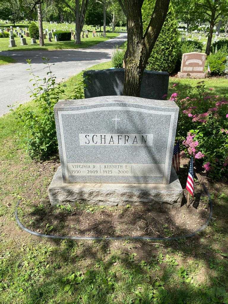 Virginia R. Schafran's grave. Photo 2