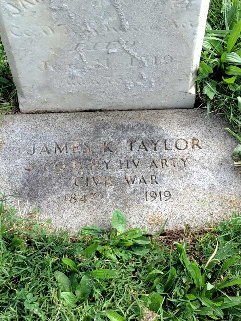 James K. Taylor's grave. Photo 3