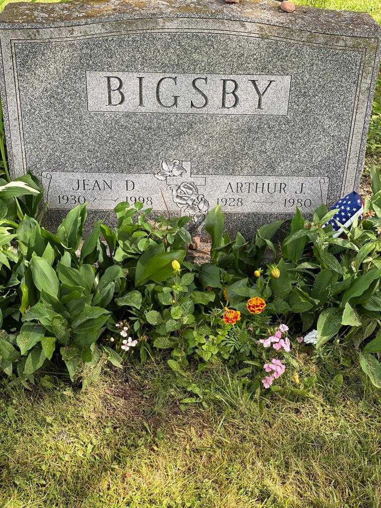 Arthur J. Bigsby's grave. Photo 3