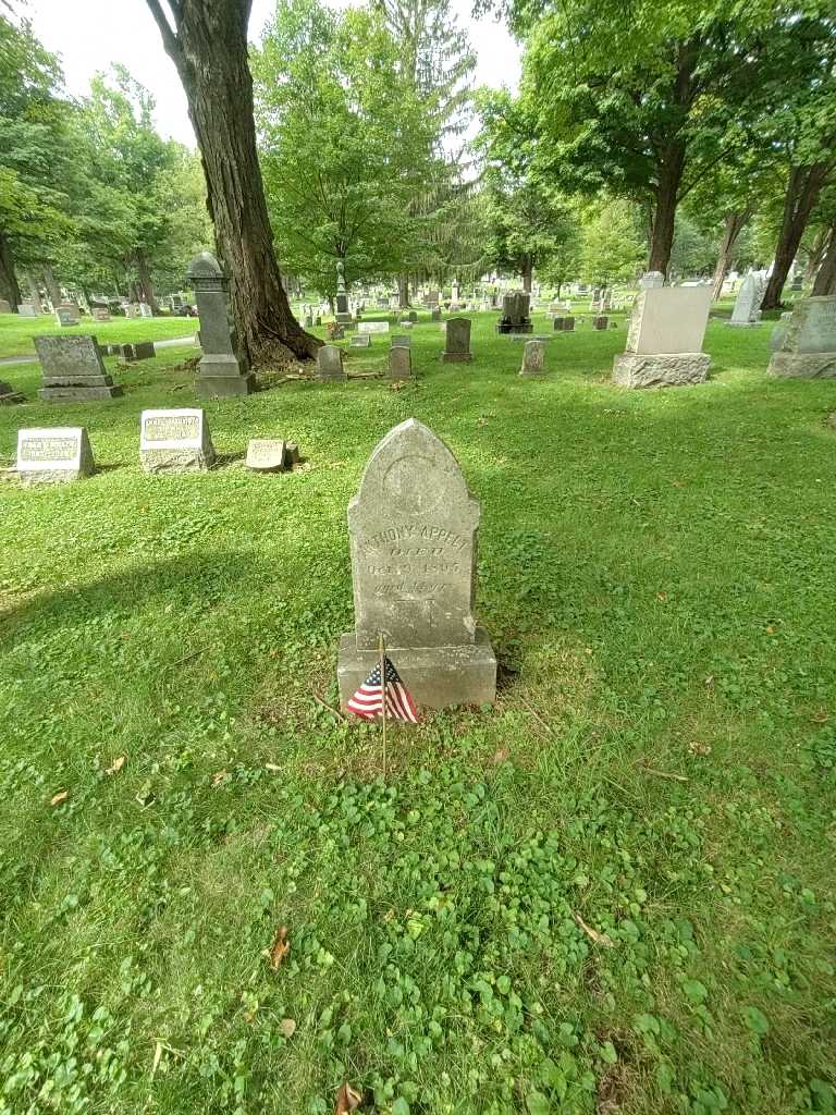 Anthony Abbott Appelt's grave. Photo 1