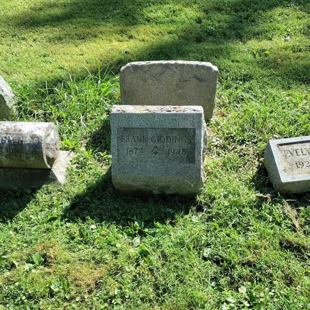 Frank Giddings's grave. Photo 2