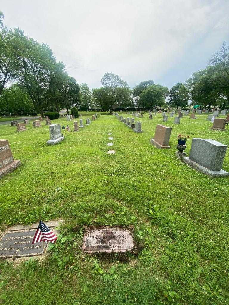 Frances M. Carney's grave. Photo 1