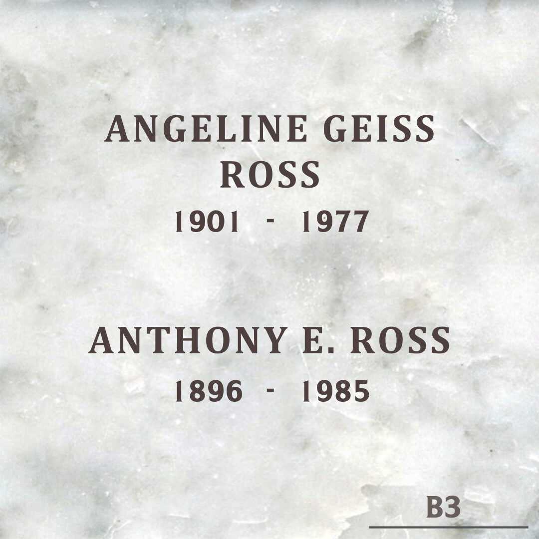 Anthony E. Ross's grave