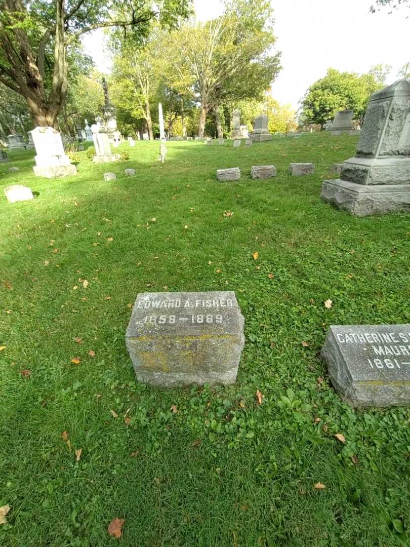 Edward A. Fisher's grave. Photo 1