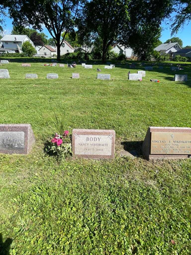 Nancy Vestraete Body's grave. Photo 1