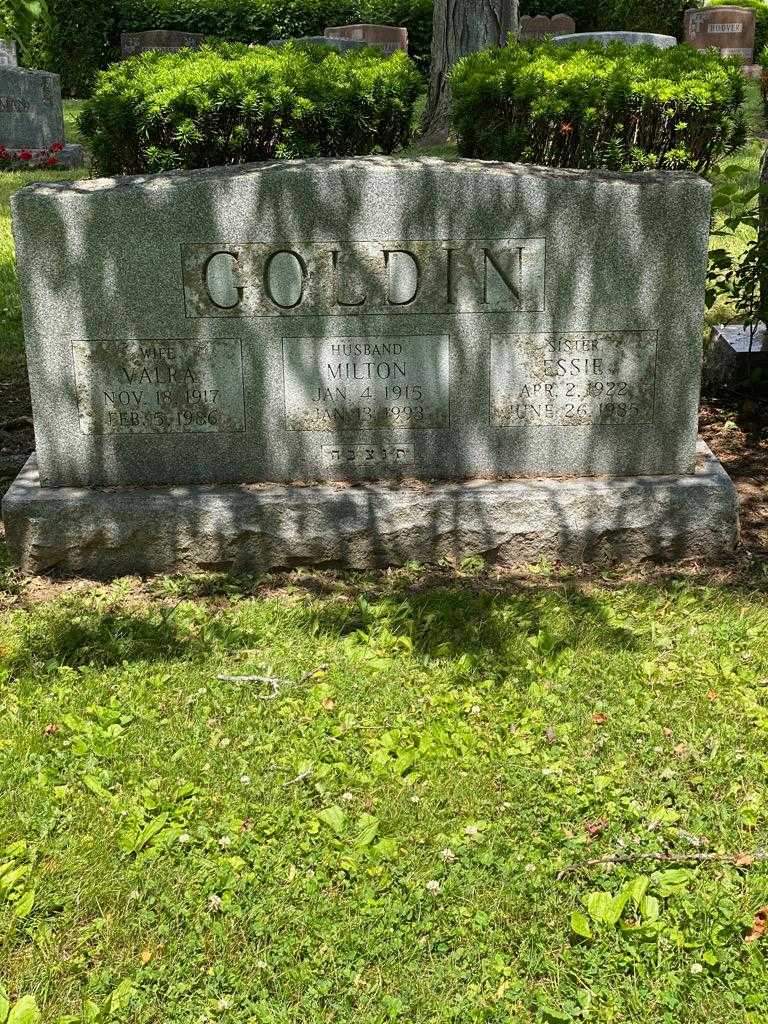 Milton Goldin's grave. Photo 3