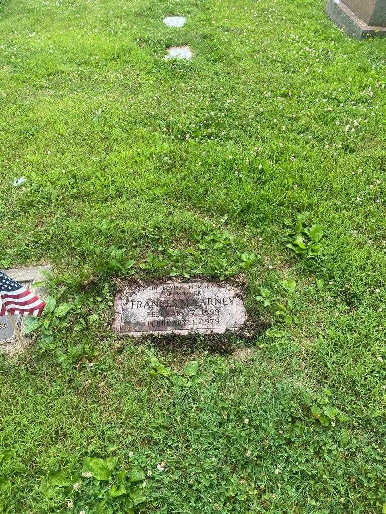 Frances M. Carney's grave. Photo 2