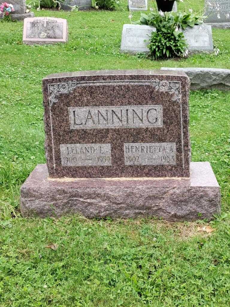 Leland L. Lanning's grave. Photo 2