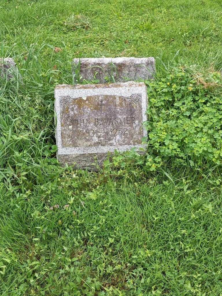 John B. Wasmer's grave. Photo 2