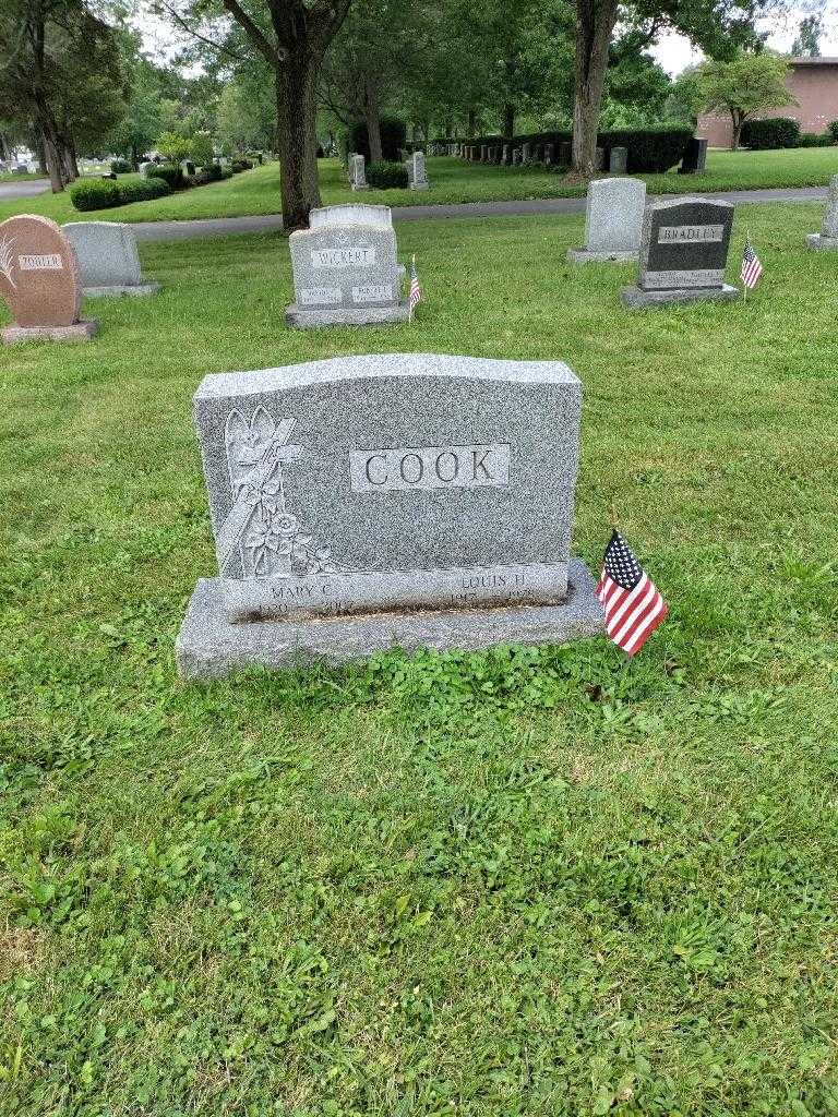 Mary C. Cook's grave. Photo 1