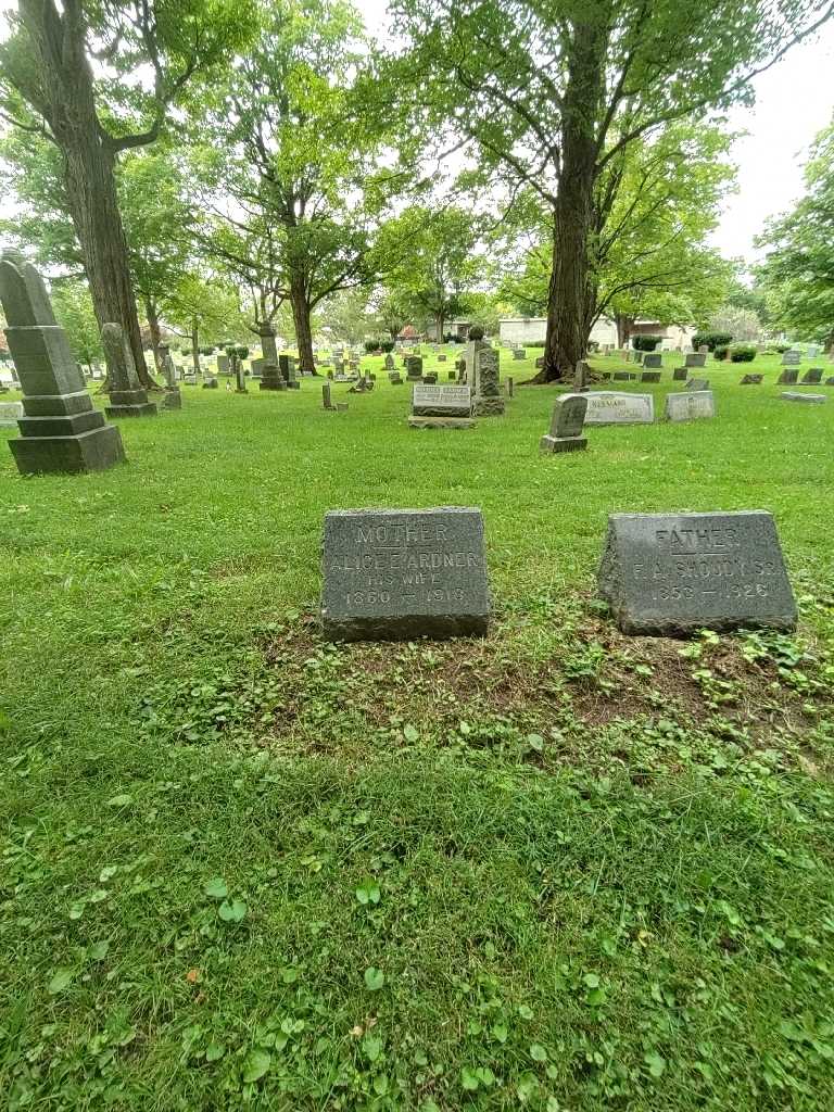 Alice Emma Ardner's grave. Photo 1