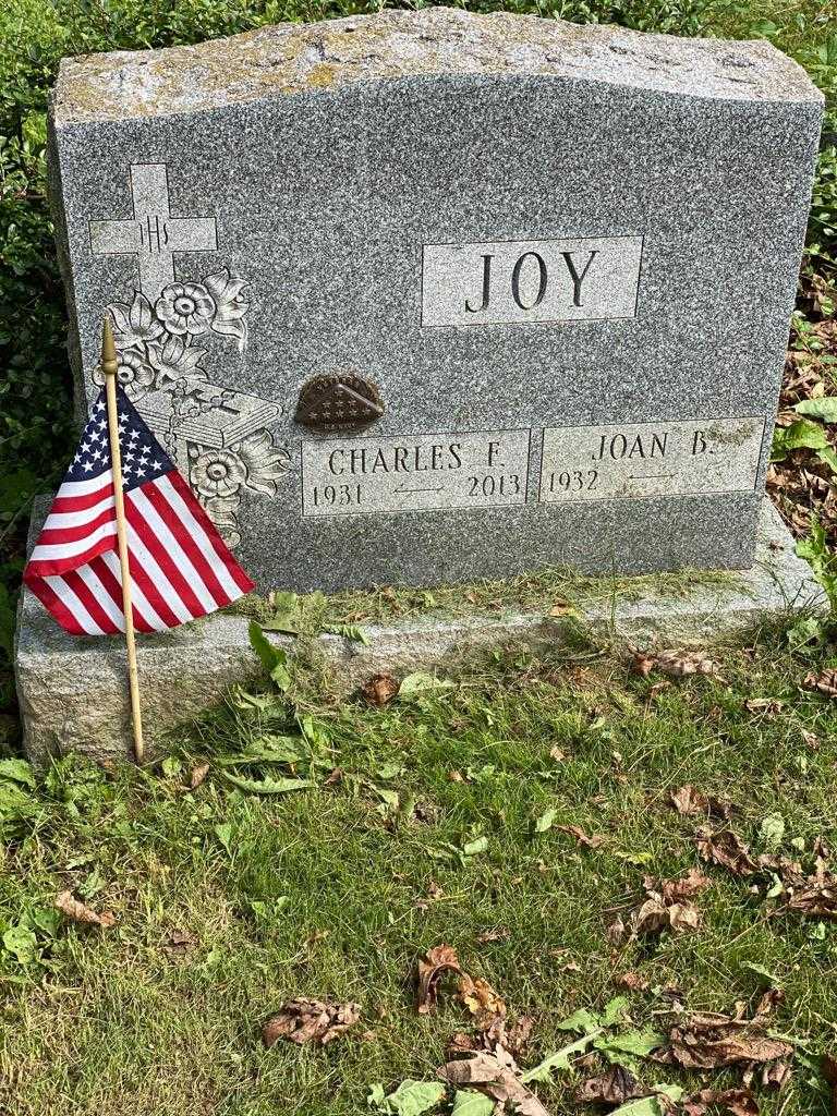 Charles F. Joy's grave. Photo 3