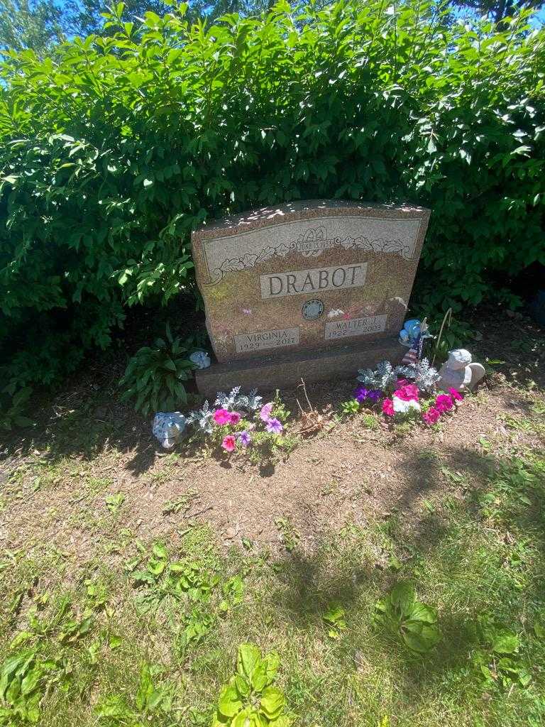Walter J. Drabot's grave. Photo 1