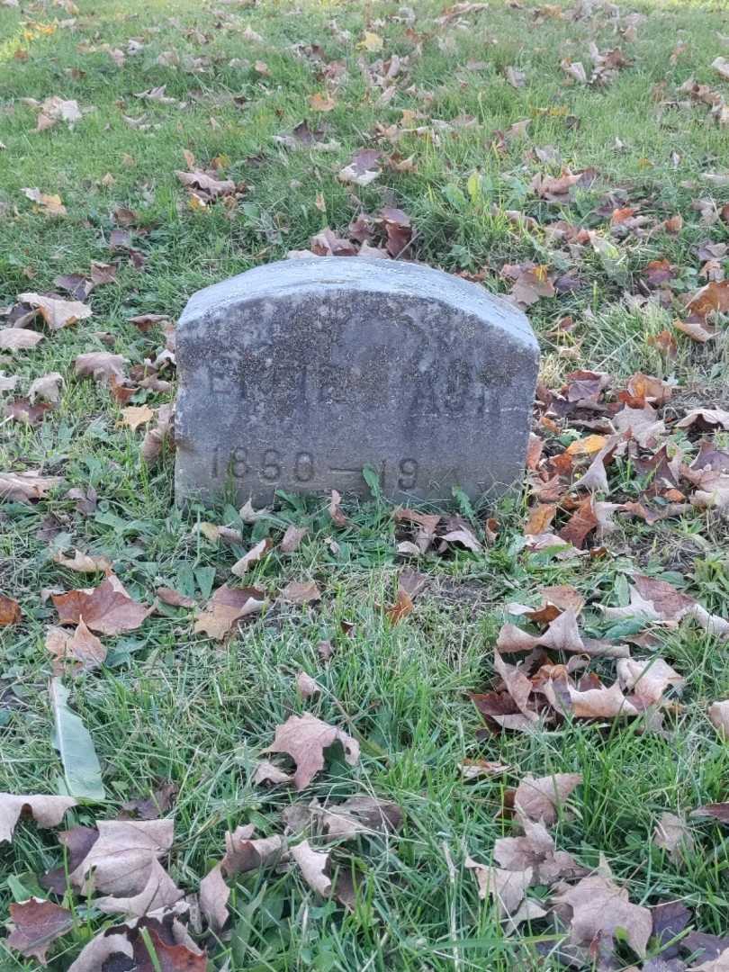 Effie A. Haun's grave. Photo 3