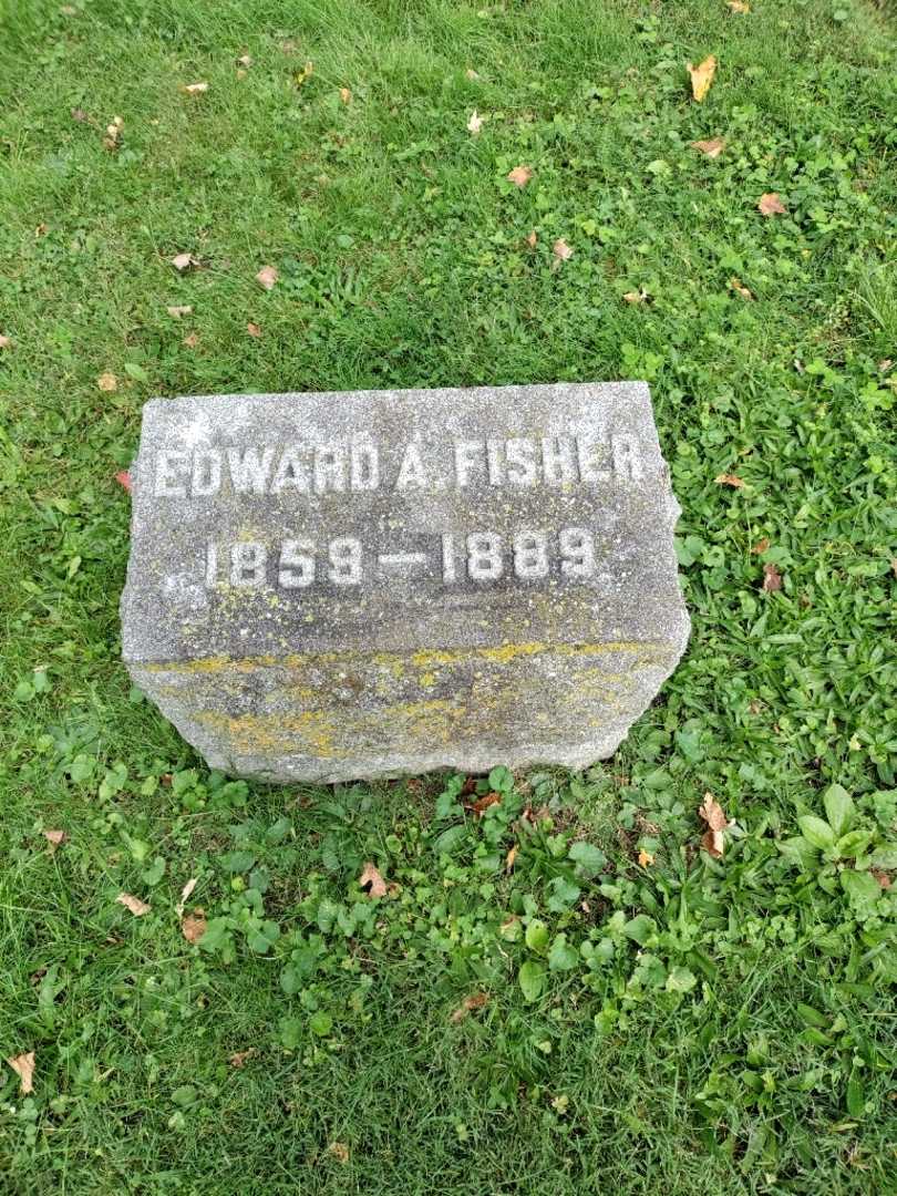 Edward A. Fisher's grave. Photo 2