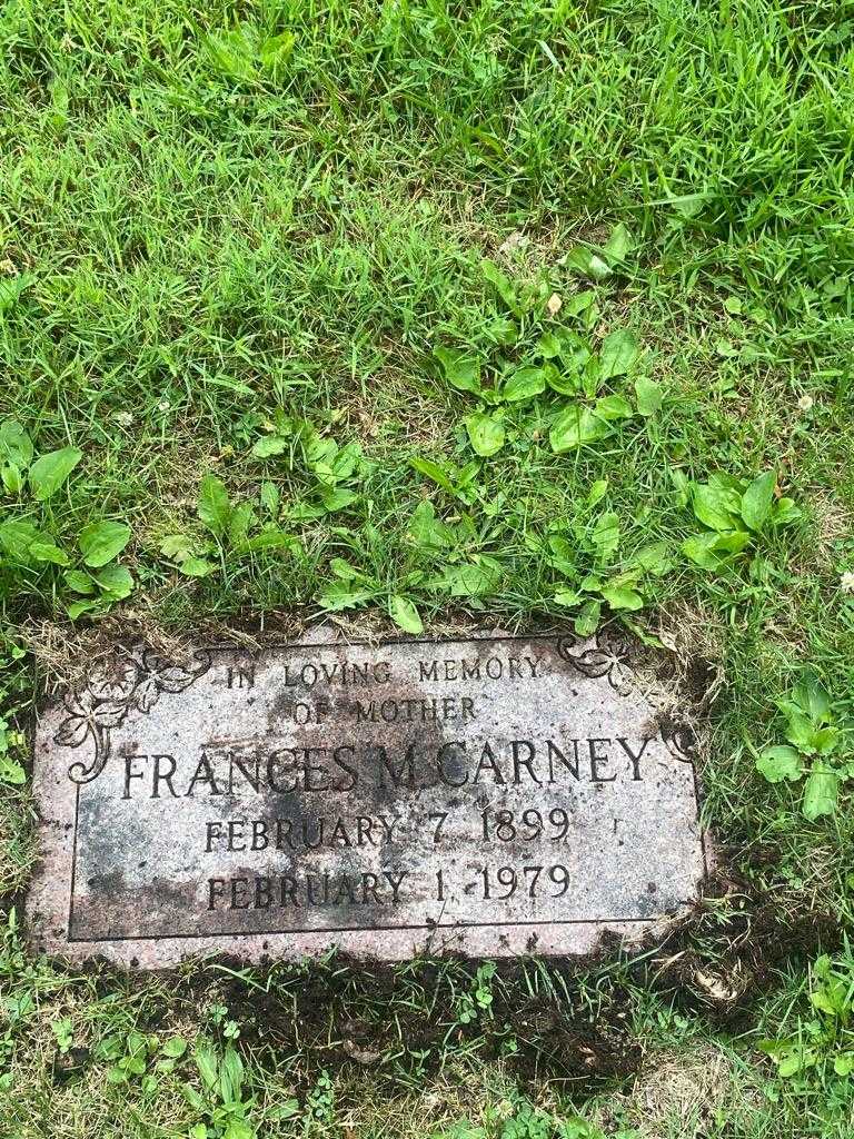 Frances M. Carney's grave. Photo 3