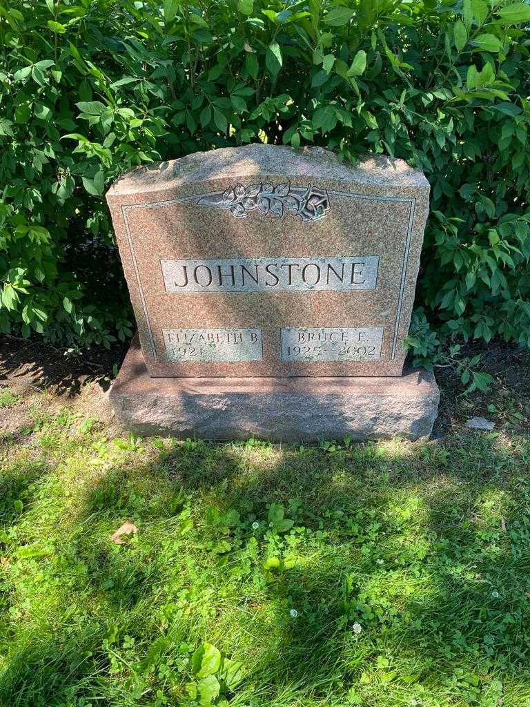 Bruce E. Johnstone's grave. Photo 2