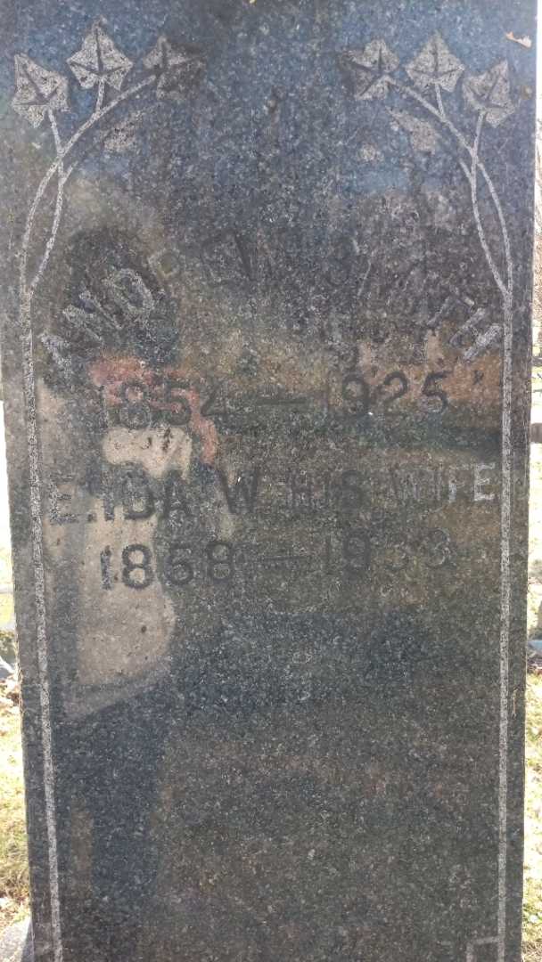 Andrew Smith's grave. Photo 3