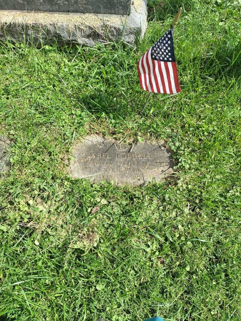 Abel Lobdell's grave. Photo 2