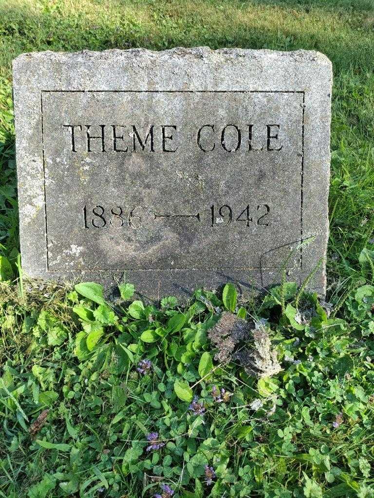 Theme Cole's grave. Photo 3