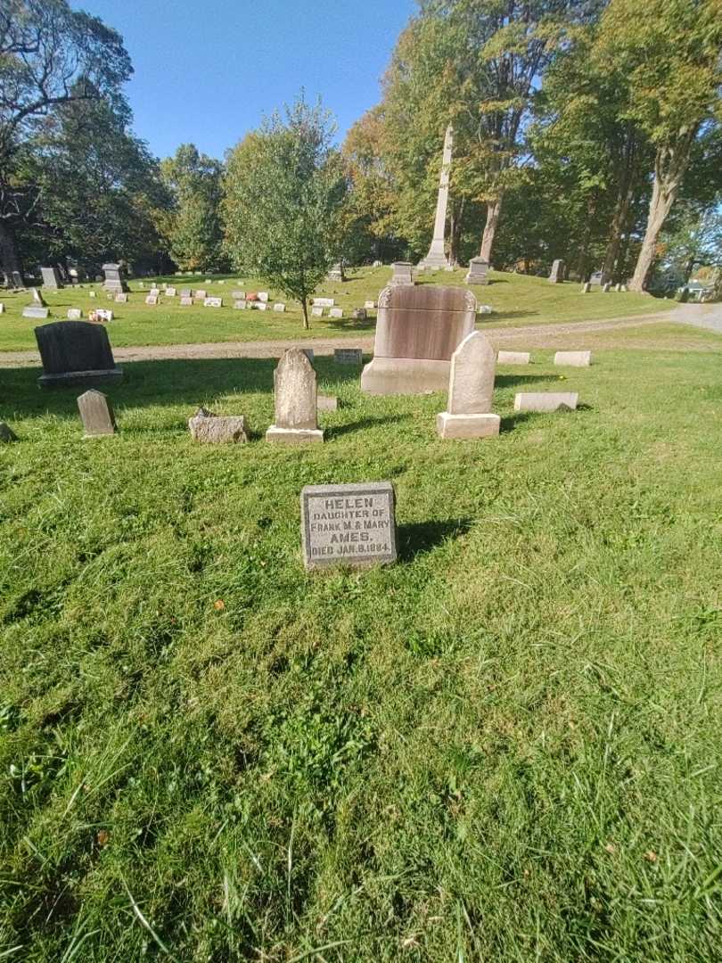 Helen Ames's grave. Photo 1