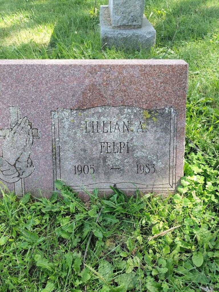 Lillian A. Felpi's grave. Photo 3